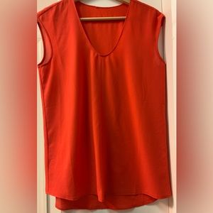 J. Crew red sleeveless blouse size XS